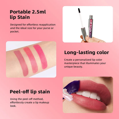 Long-Lasting Peel-Off Lip Stain