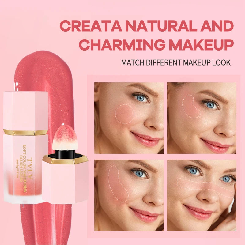 4-Color Matte Liquid Blush