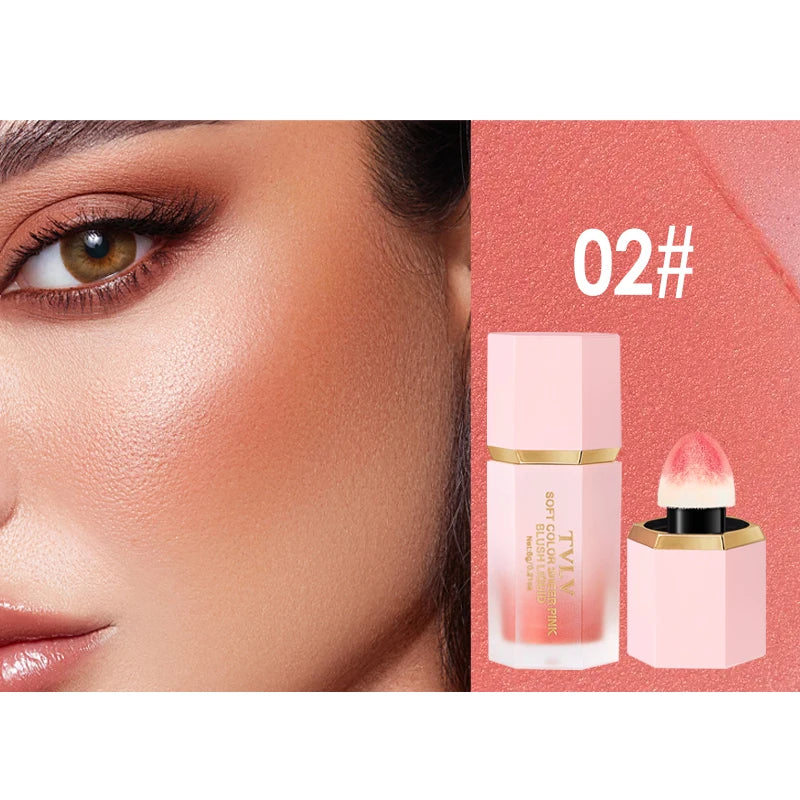 4-Color Matte Liquid Blush