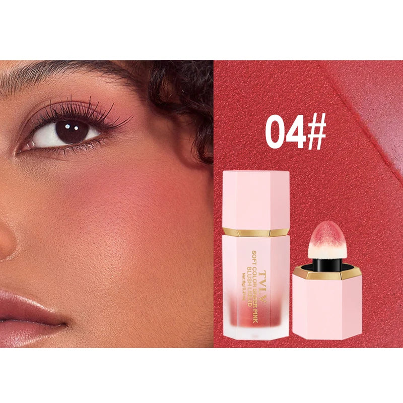 4-Color Matte Liquid Blush